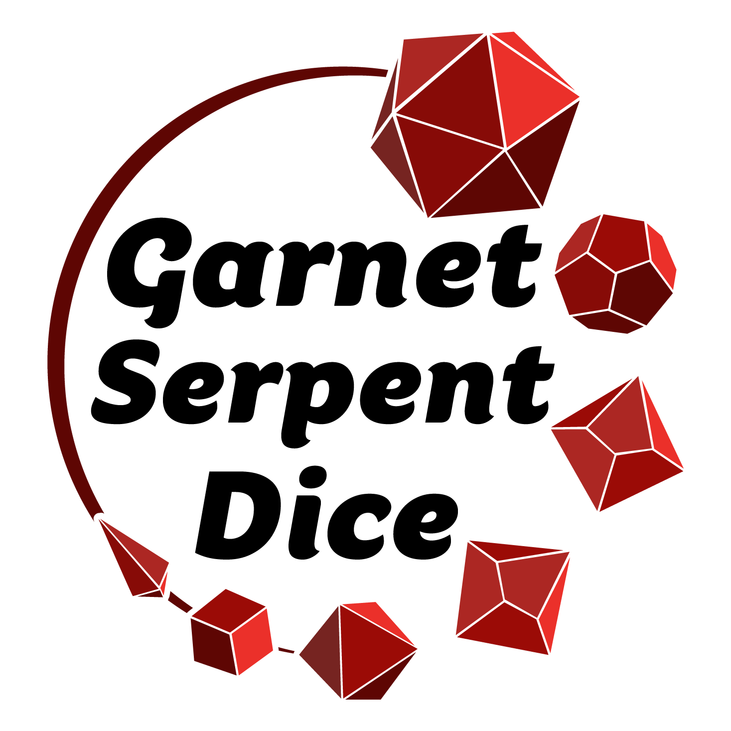 GSDICE logo featuring red polyhedral dice